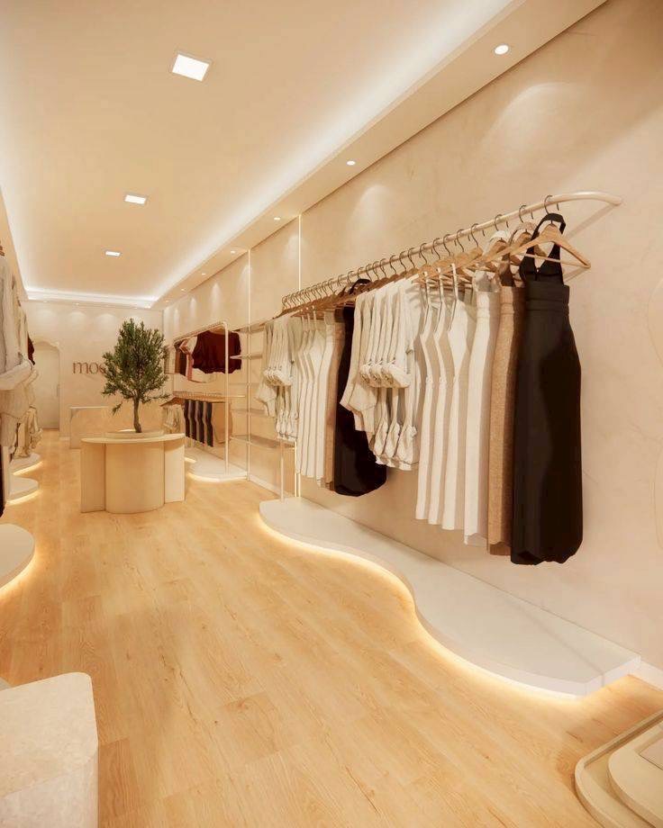 Warm wood-floor rails inside MODE Bangkok